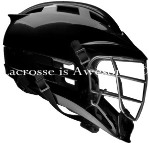 Black lax helmet v2